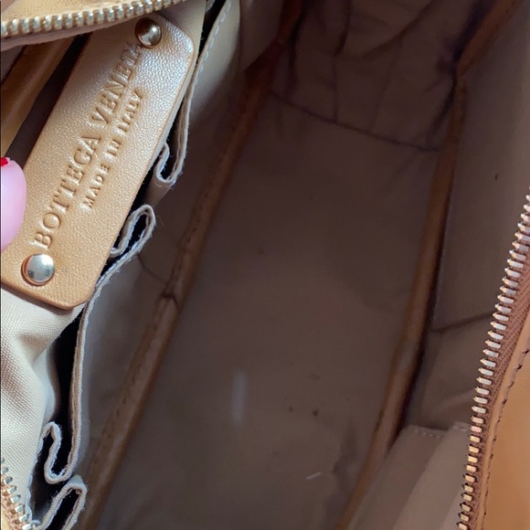 Bottega Venetta Intrecciato caramel mini bag - Picture 13 of 16